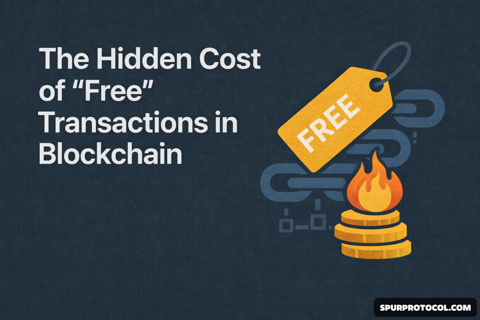 The Hidden Cost of “Free” Transactions in Blockchain - SpurProtocol